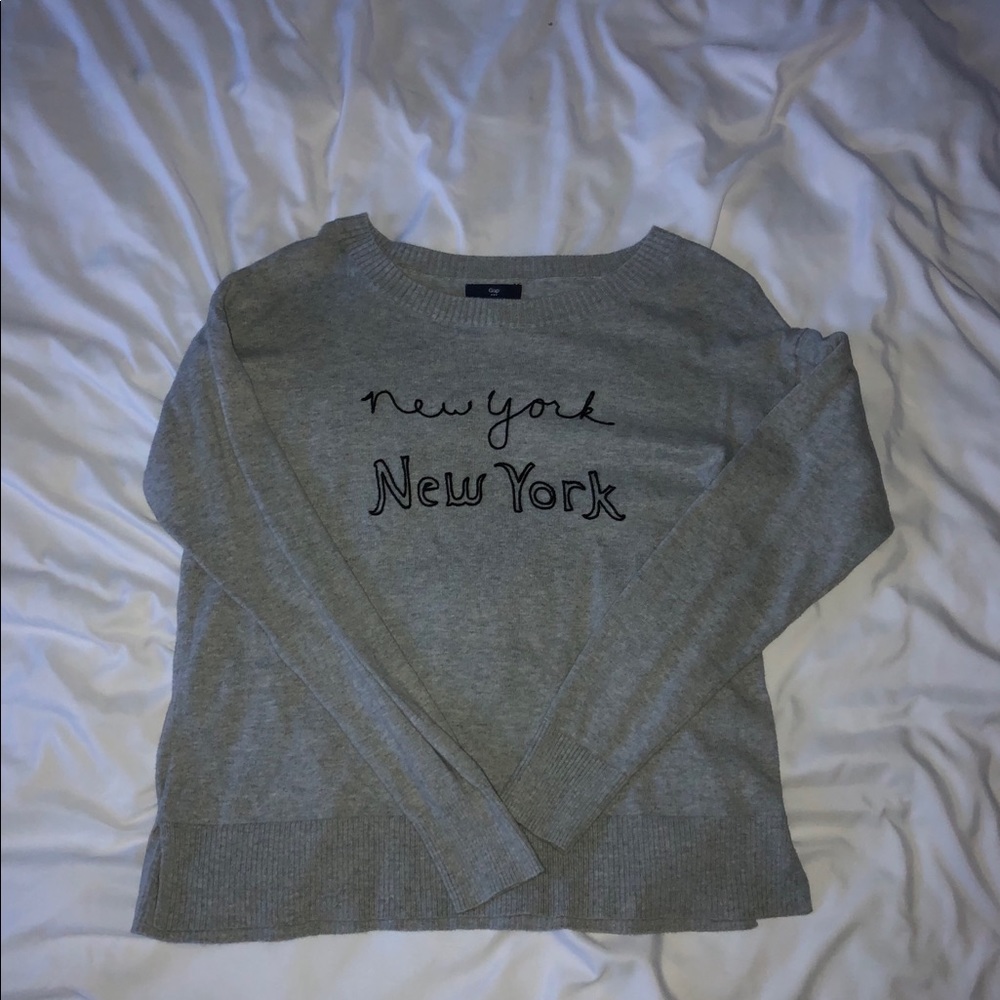 grey sweater